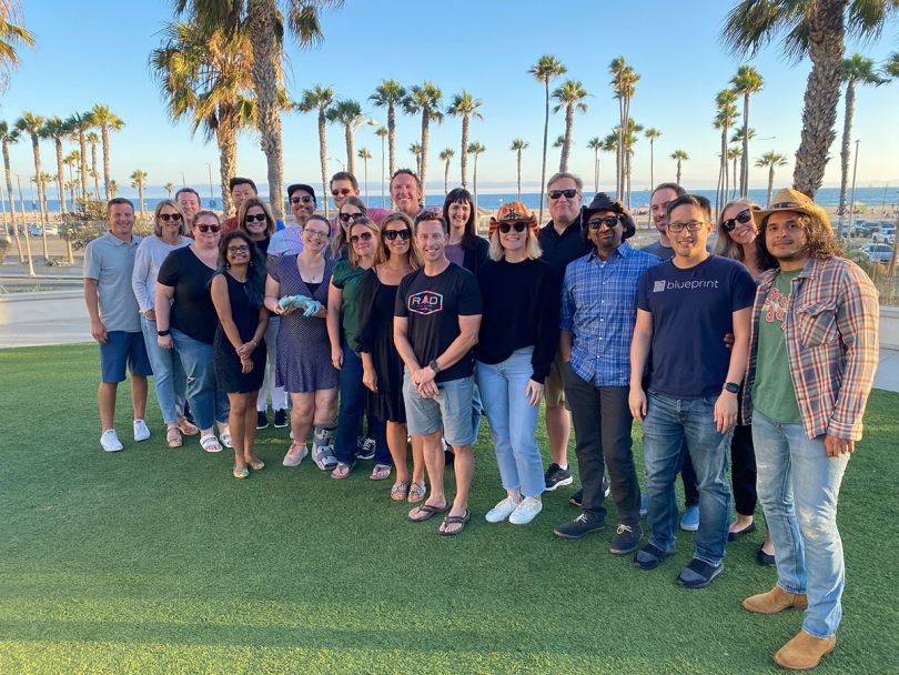 Blueprint Test Prep team photo outside